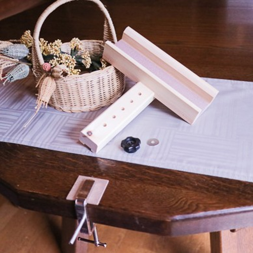 木製の手芸道具** 「フープキーパー」 キルト、パッチワークで使う大型