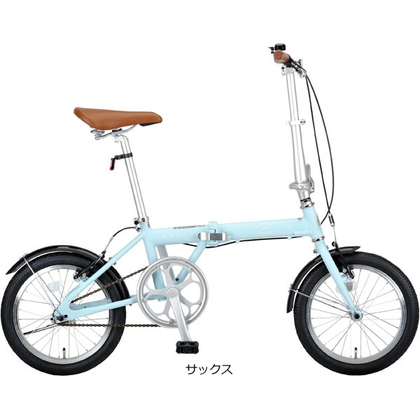 モンテAL-FDB161 16インチ 折りたたみ自転車【CS-BK】