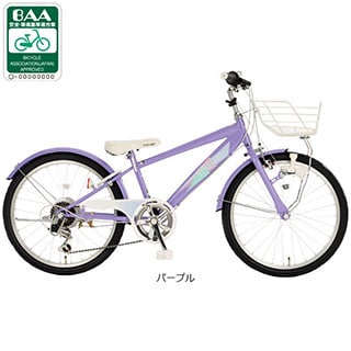 パープル, ジュニアシティ車, キッズサイクル／乗り物 - サイクル