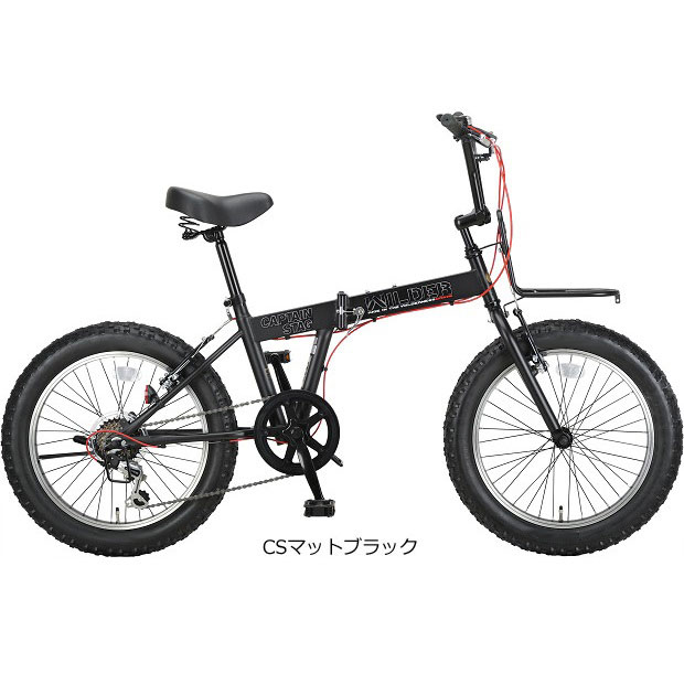 ワイルダーFDB206 20インチ 折りたたみ自転車【CS-BK】