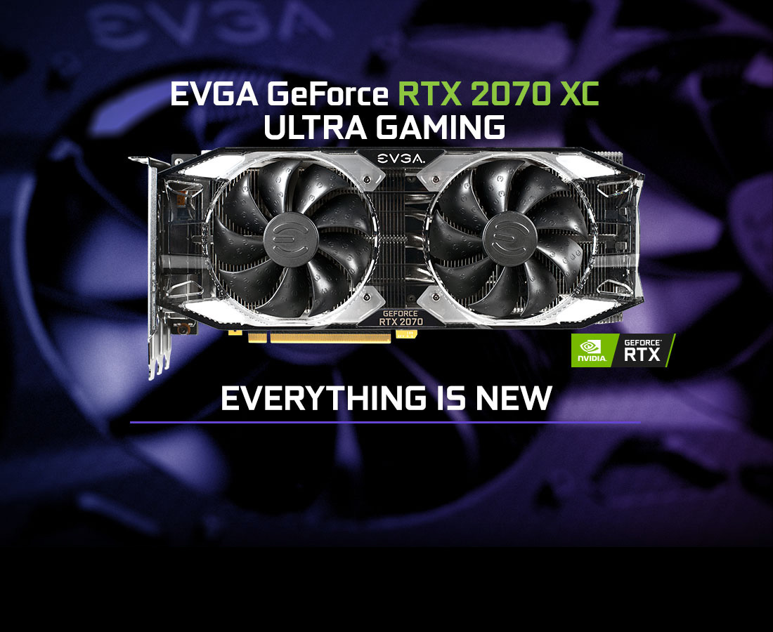 EVGA GeForce RTX 2070 XC ULTRA GAMING, 08G-P4-2173-KR, 8GB GDDR6