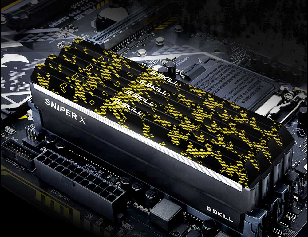 G.SKILL Sniper X Series 32GB (2 x 16GB) DDR4 3200 (PC4 25600