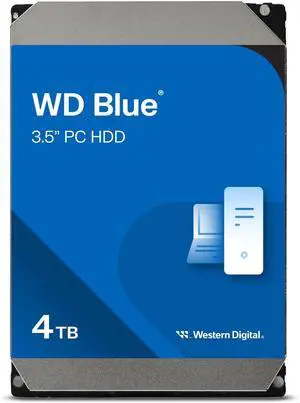 WD Blue 4TB Desktop Hard Disk Drive - 5400 RPM SATA 6Gb/s 256MB