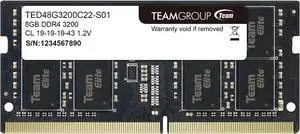 Team Elite 32GB 260-Pin SO-DIMM DDR4 3200 Laptop Memory - Newegg.com