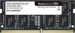 Team Elite 32GB 260-Pin SO-DIMM DDR4 3200 Laptop Memory - Newegg.com