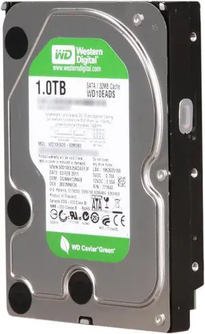 Western Digital WD Green 1TB 7200 RPM 3.5