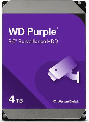 WD Purple 8TB Surveillance Internal Hard Drive HDD - SATA 6Gb/s