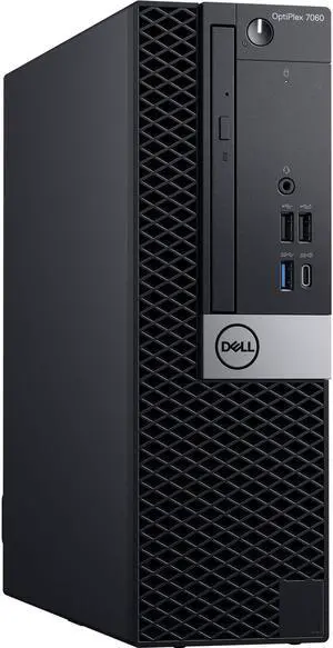 Refurbished: Dell Optiplex 7080 Small Form Desktop, Eight-Core i7