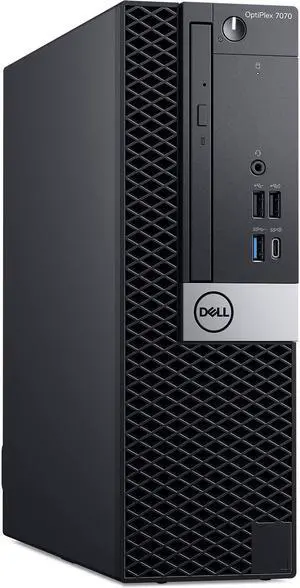 Refurbished: Dell Optiplex 5070 Small Form Desktop, Intel 6-Core