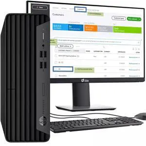 Refurbished: HP G4 Tower Desktop Computer PC Intel i5-8500 up to