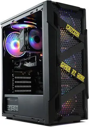 MXZ Gaming PC Computer Intel Core i5 9400F, RTX 3050, 8GB*2(16GB