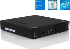 Refurbished: Lenovo ThinkCentre M93p Tiny Desktop - 4th Gen Intel
