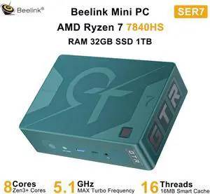 GMKtec K1 Mini Pc AMD Ryzen 7 6800H Graphics,8C/16T 32GB RAM 1TB