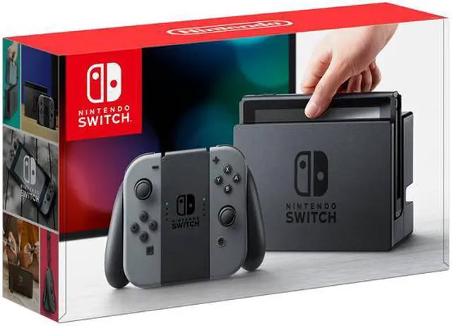 Open Box: Nintendo Switch 32GB Console with Gray Joy-Con - Newegg.com