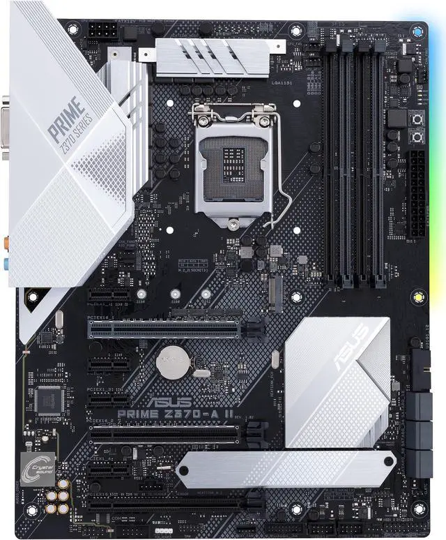 ASUS PRIME Z370-A II LGA 1151 (300 Series) ATX Intel Motherboard