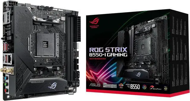 ASUS ROG STRIX B550-I GAMING AM4 Mini ITX AMD Motherboard - Newegg.com
