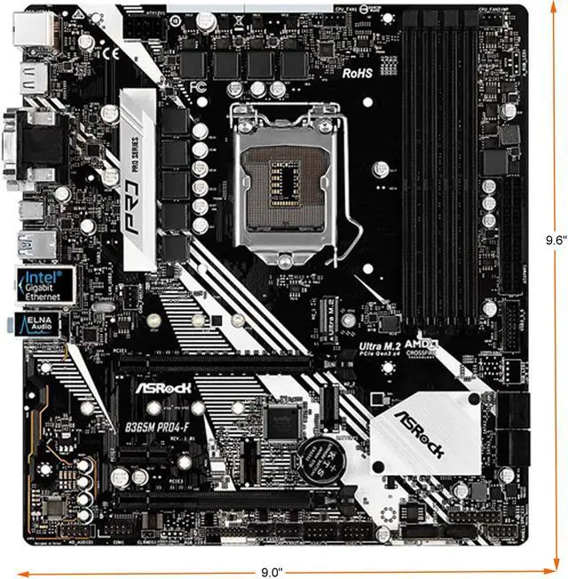 ASRock B365M PRO4-F LGA 1151 Micro ATX Intel Motherboard - Newegg.com