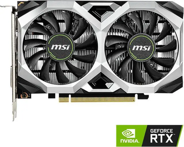 MSI Ventus GeForce GTX 1650 Graphics Card GTX 1650 VENTUS XS 4G