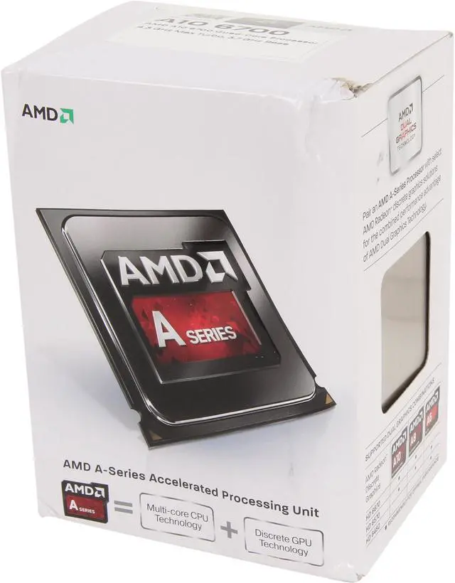 AMD A10-6700 - A-Series APU Richland Quad-Core 3.7 GHz Socket FM2