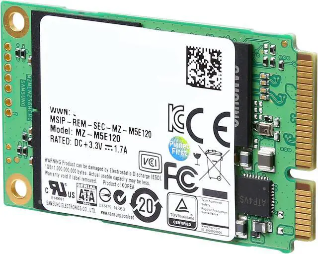 SAMSUNG 850 EVO mSATA 120GB SATA III 3D NAND Internal SSD Single