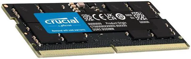 Crucial 16GB 262-Pin DDR5 SO-DIMM DDR5 4800 Laptop Memory Model