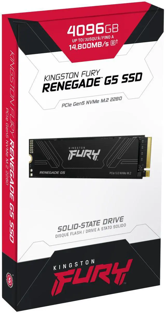 Kingston FURY Renegade G5 M.2 2280 2TB PCI-Express 5.0 x4 3D NAND