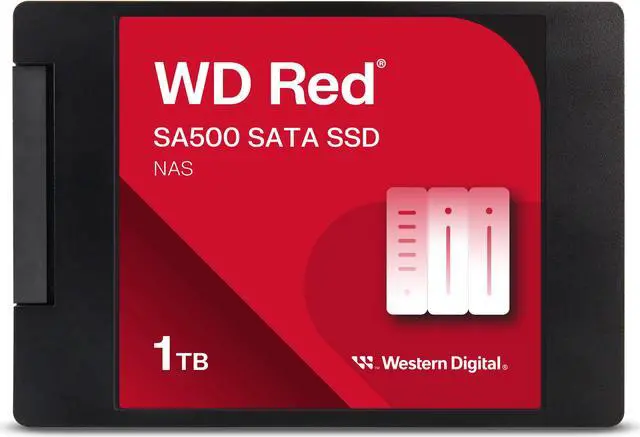 Western Digital 1TB WD Red SA500 NAS 3D NAND Internal SSD - SATA