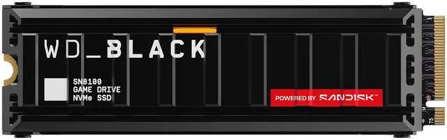 WD_BLACK SN8100 NVMe SSD - 1TB, With Heatsink, M.2 2280 PCI