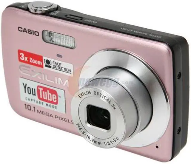 CASIO EXILIM EX-Z33 Pink 10.1 MP Digital Camera - Newegg.com