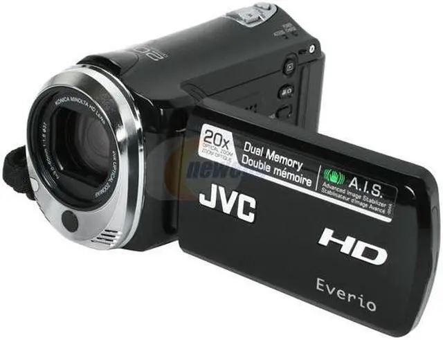 Refurbished: JVC Everio GZ-HM320 Black Full HD HDD/Flash Memory