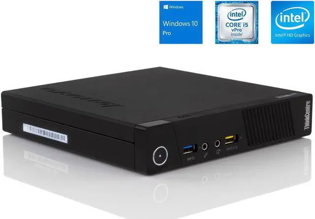 Refurbished: Lenovo ThinkCentre M93p Tiny Desktop - 4th Gen Intel