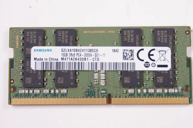 M471A2K43DB1-CTD Samsung 16GB PC4-21300 DDR4-2666MHz SO-DIMM I7590