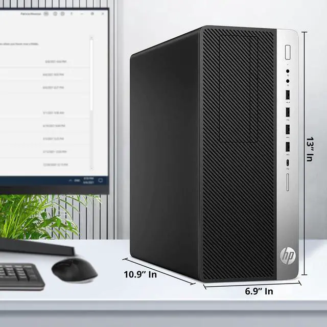 Refurbished: HP G4 Tower Desktop Computer PC Intel i5-8500 up to