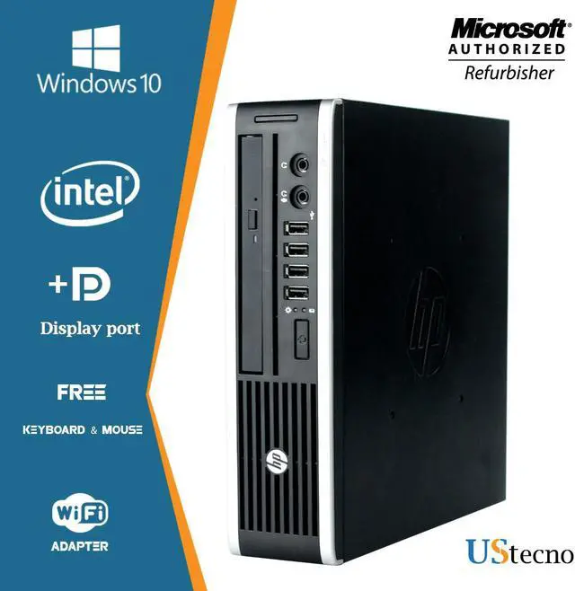 Refurbished: HP Compaq Elite 8300 USFF Desktop Computer Core i5