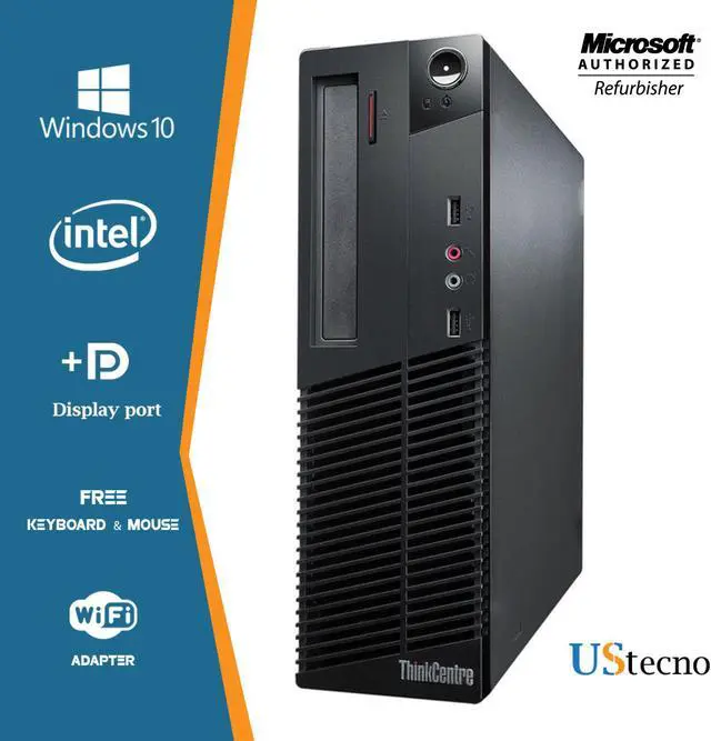 Refurbished: Lenovo ThinkCentre M92P SFF Computer Intel Core i7