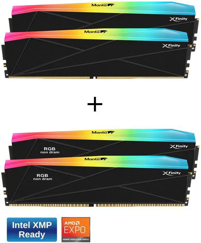 V-COLOR DDR5 SCC 2+2 KIT Manta XFinity 32GB(16GBx2) 7200MHz with