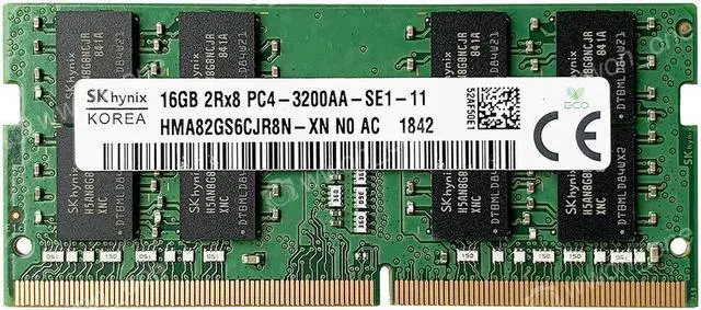 SK Hynix HMA82GS6CJR8N-XN N0 16GB DDR4 3200Mhz PC4-25600 DDR4
