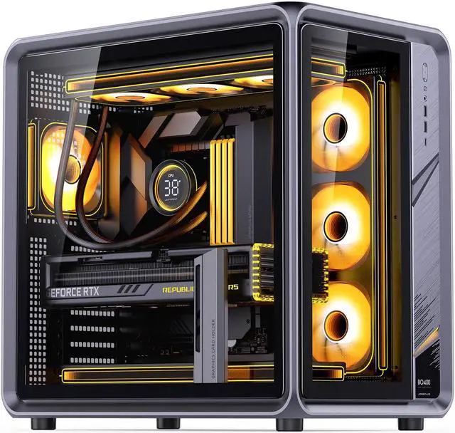 Jonsbo BO400ケース 360水冷 1050w電源 JONSBO BO400 ATX Aluminum Sea