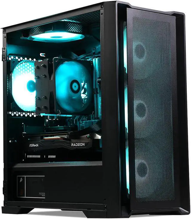 MXZ Gaming PC Computer AMD Ryzen 7 5700X3D, GeForce RTX 4060 TI