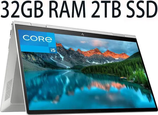 HP Envy X360 2-in-1 15 laptop, 12th Generation Intel i5-1235U 10