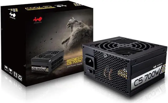 InWin CS-700W 700W 80 Plus Gold SFX Power Supply with Active PFC