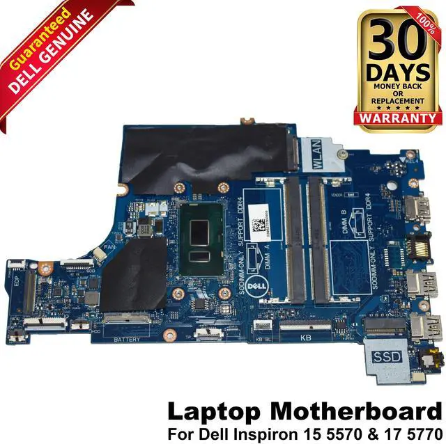 Dell OEM Inspiron 15 (5570) / 17 (5770) Motherboard System Board