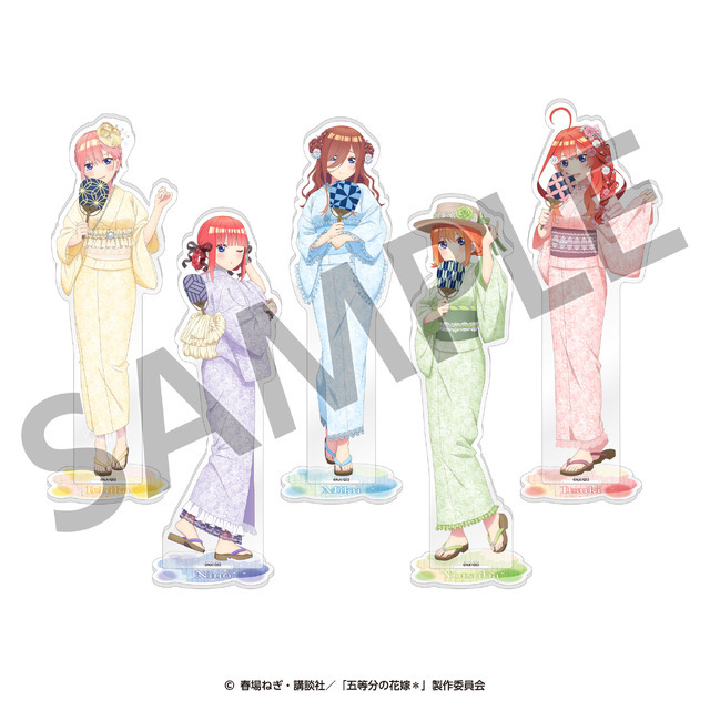 五等分の花嫁」二乃、三玖、四葉たちが浴衣姿で納涼♪誰と一緒に夏を
