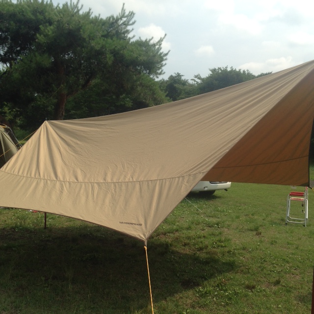 ビジョンピークスのファイアプレイスTCヘキサタープを張ってみた