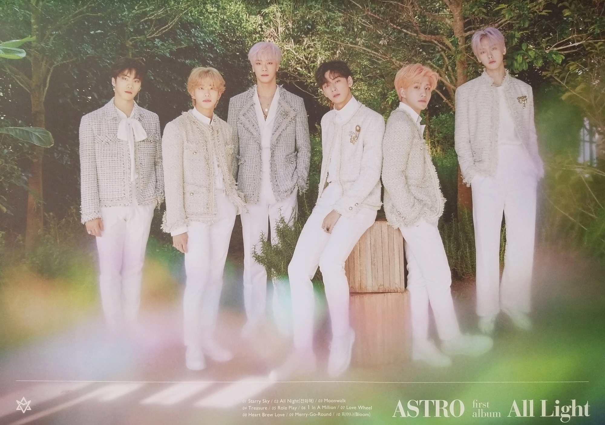 Astro 1st Album All Light Official Double Sided Poster – Choice