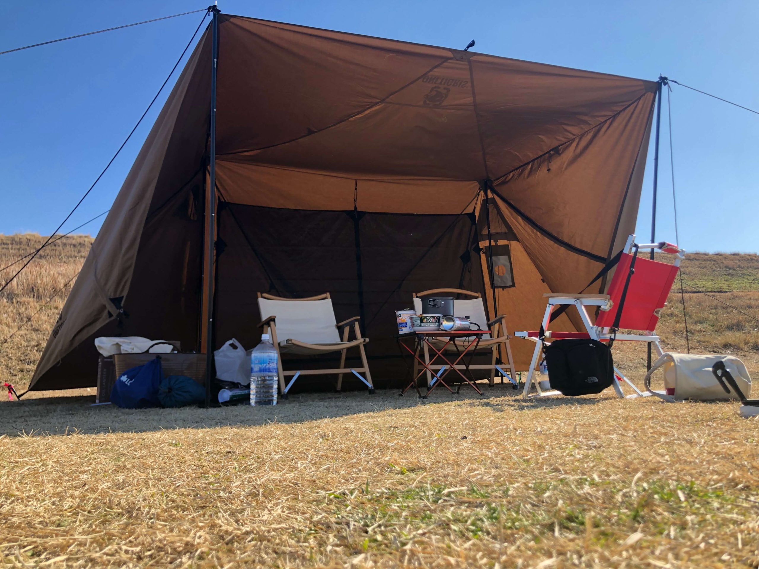 人気沸騰！】アレンジ多彩！ソロ・デュオ向きなおしゃれテント。ワン