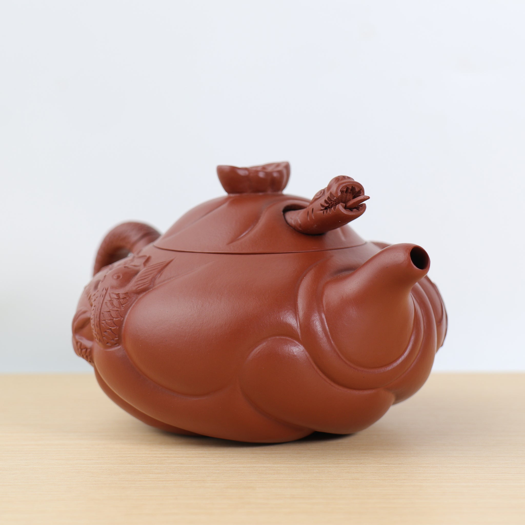 已售出）*現貨太古*【魚化龍】朱泥紫砂茶壺– Cha-Tailor Tea Specialist