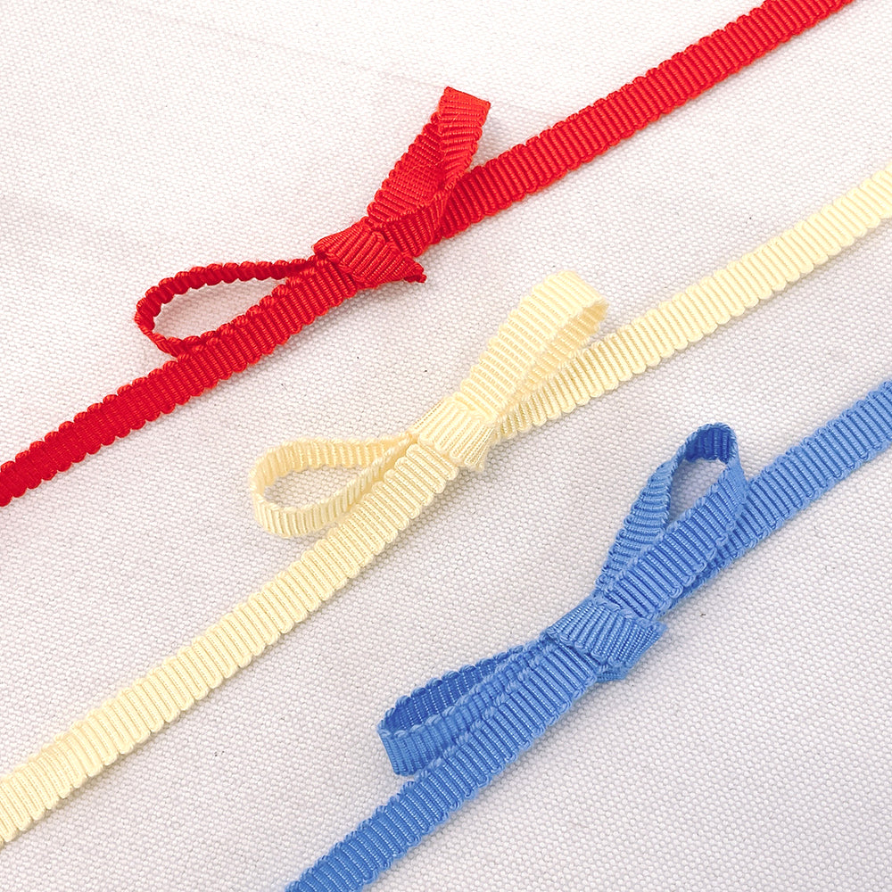 グログランリボン(幅5mm）カルトナージュ リボン ハンドメイド 手芸