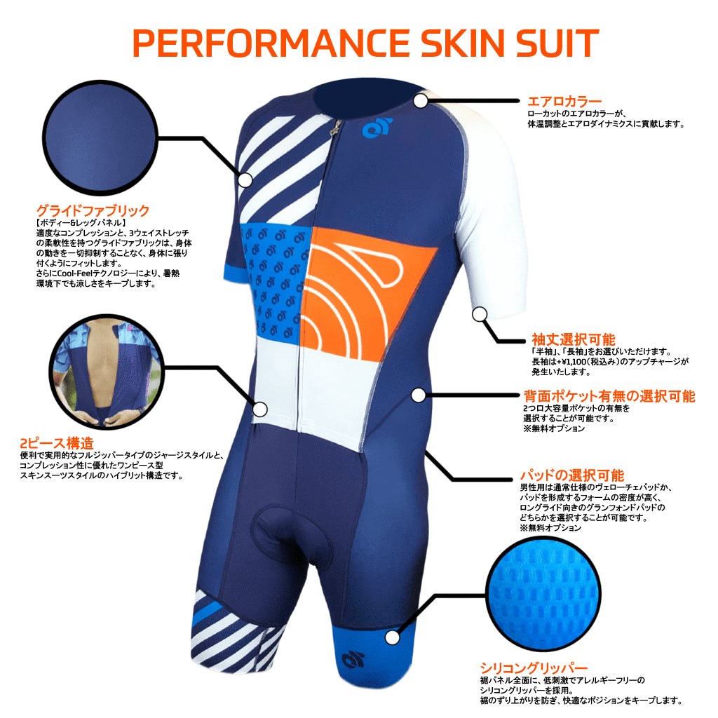 Performanceスキンスーツ(2-Piece) | サイクル・スキンスーツ