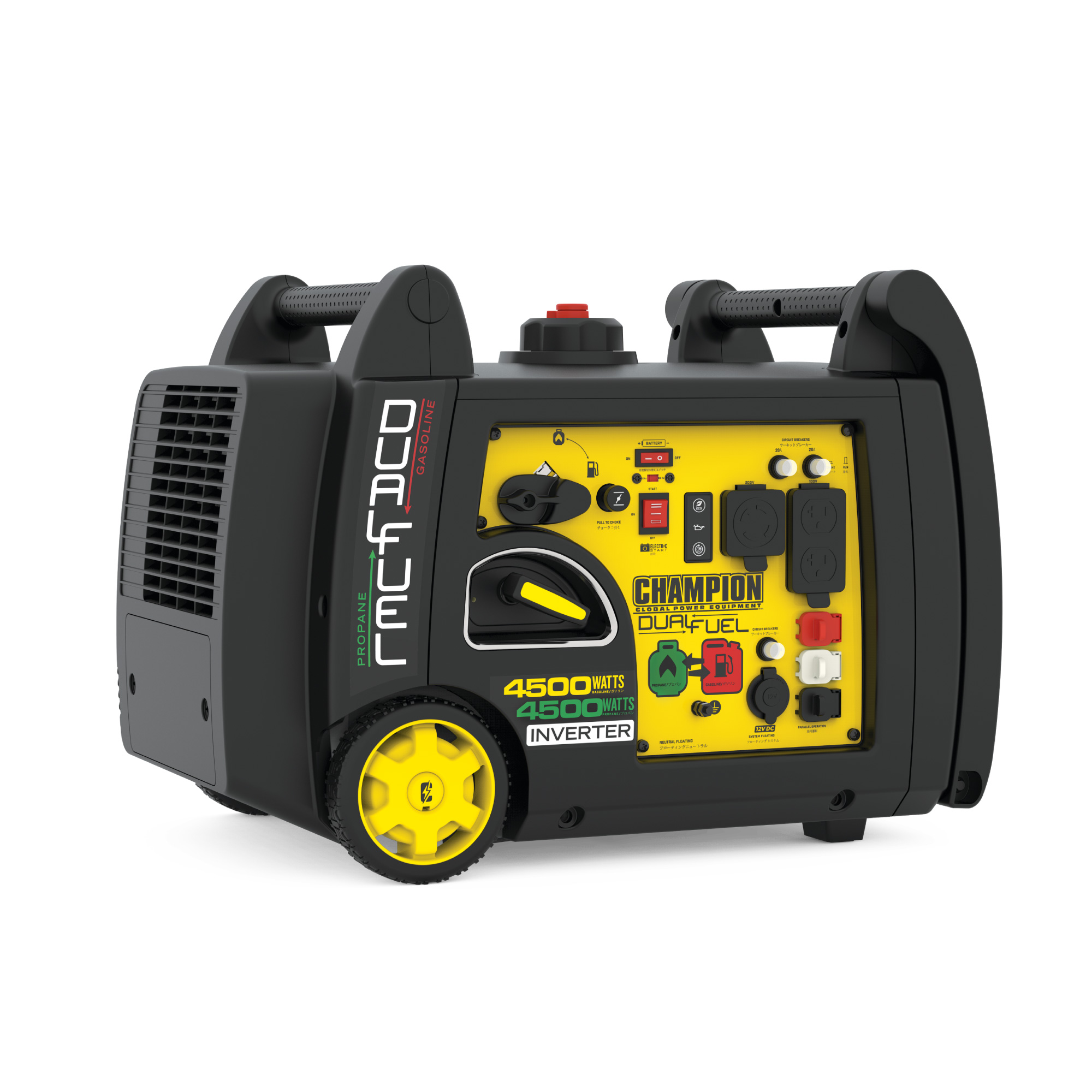 3400 watt dual fuel Inverter generator – THE POWER OF CHAMPION